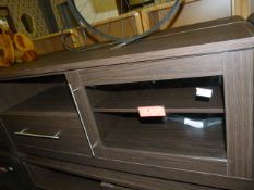 *DARKWOOD ENTERTAINMENT UNIT/TV CABINET
