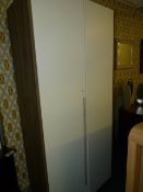 *LARGE TWO DOOR WARDROBE WITH ILLUMINATED INTERIOR