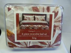 *MICROFIBRE BED SET KINGSIZE
