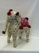 INDIAN HAND MADE CLOTH COVERED ELEPHANT