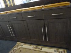 *DARK OAK FOUR DOOR SIDEBOARD