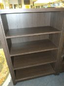 *DARKWOOD FOUR HEIGHT BOOKCASE
