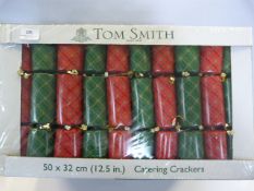 *BOX CONTAINING 50 TOM SMITH CHRISTMAS CRACKERS