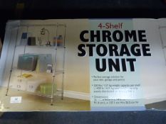 *PLACETECH 4 TIER METAL STORAGE UNIT