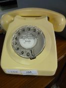 CREAM COLOURED TELEPHONE
