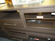 *DARKWOOD ENTERTAINMENT UNIT/TV CABINET