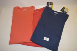 *THREE COTTON T-SHIRTS SIZE: SMALL