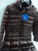 *LADIES PADDED JACKET (COPPERTONE PLUM) SIZE: LARGE
