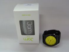 JAMTIME YELLOW FACED WRISTWATCH