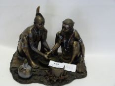 NATIVE AMERICAN FIGURINE 