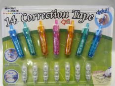 *FOURTEEN CORRECTION TAPE PENS