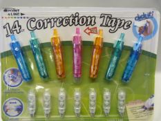 *FOURTEEN CORRECTION TAPE PENS