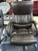 *LZ LEATHER EXECUTIVE CHAIR