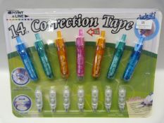 *FOURTEEN CORRECTION TAPE PENS