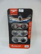 *Pack of 3 Speedo Adult Swimming Goggles
