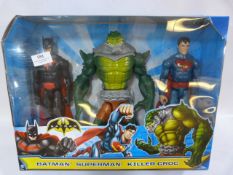 *BATMAN, SUPERMAN AND KILLER CROC SET