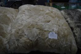 *LARGE FAUX FUR CUSHION