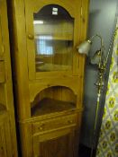 PINE DISPLAY CORNER UNIT