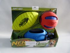 *NERF DOG TOYS TRIPLE PACK