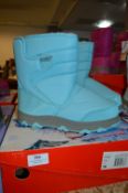 *Light Blue Kids Boots Size 5