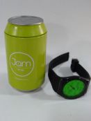 JAM TIME WRISTWATCH (GREEN)