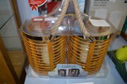 *ROUND STORM LANTERNS 4PC