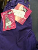 *GIRL'S WEATHERPROOF ZIP-OFF SUSPENDER PANT