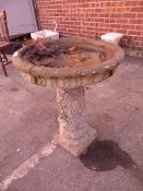 Concrete Garden Bird Bath