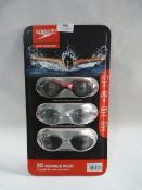 *SPEEDO ADULT GOGGLES 3PK