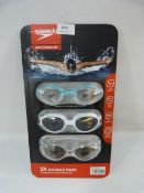 *3 Speedo Adult Swimming Goggles