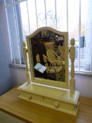 *WHITE DRESSING TABLE MIRROR