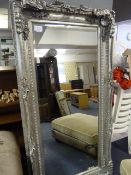 *CARVED LOUIS LEANER MIRROR