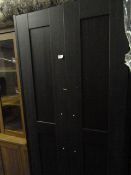 *BLACK DOUBLE WARDROBE