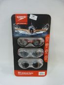 *Pack of 3 Speedo Adult Swimming Goggles
