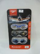 *Pack of 3 Speedo Adult Swimming Goggles