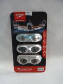 *SPEEDO ADULT GOGGLES 3PK