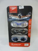 *Pack of 3 Speedo Adult Swimming Goggles
