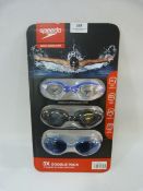*Pack of 3 Speedo Adult Swimming Goggles
