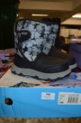 *Childs Black Combo Boots Size 13