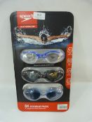 *3 Speedo Adult Swimming Goggles