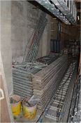 *10'x5' Tubular Steel Scaffold Comprising of Twenty Six 10's, Ten 5's, Handrails, Diagonal Braces,