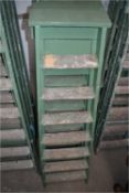 *Pair of Seven Tread Wood Platform Steps