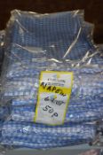 *Fifty Gingham Napkins (Blue and White)