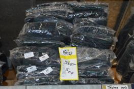 *Fifty Decorative Chair Bows (Blue and Green Tartan)