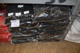 *Twenty Stretch Velour 132 cm Circular Table Cloths (Black)