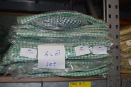 *Twenty 60x60 Gingham Tablecloths (Green)