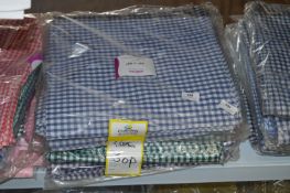 *Fifteen Gingham Napkins (Mixed Colors)