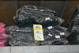 *Fifty Decorative Chair Bows (Blue and Green Tartan)