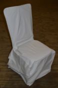 *Twenty Five Polycotton Banqueting Chair Covers (White)