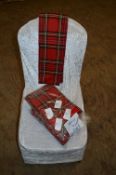 *Fifty Chair Bows (Tartan)